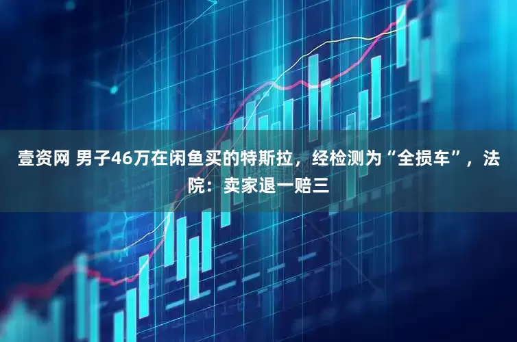 壹资网 男子46万在闲鱼买的特斯拉，经检测为“全损车”，法院：卖家退一赔三