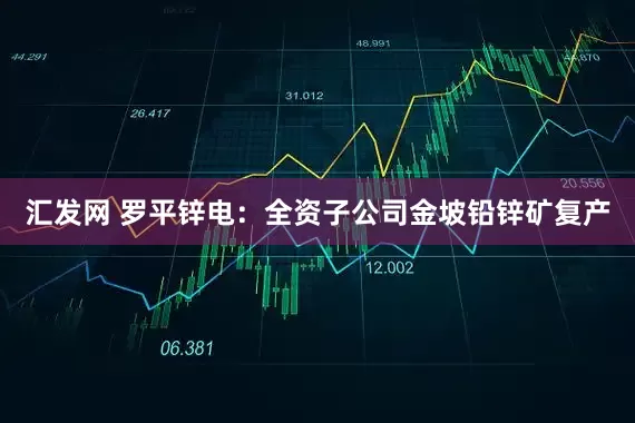 汇发网 罗平锌电：全资子公司金坡铅锌矿复产